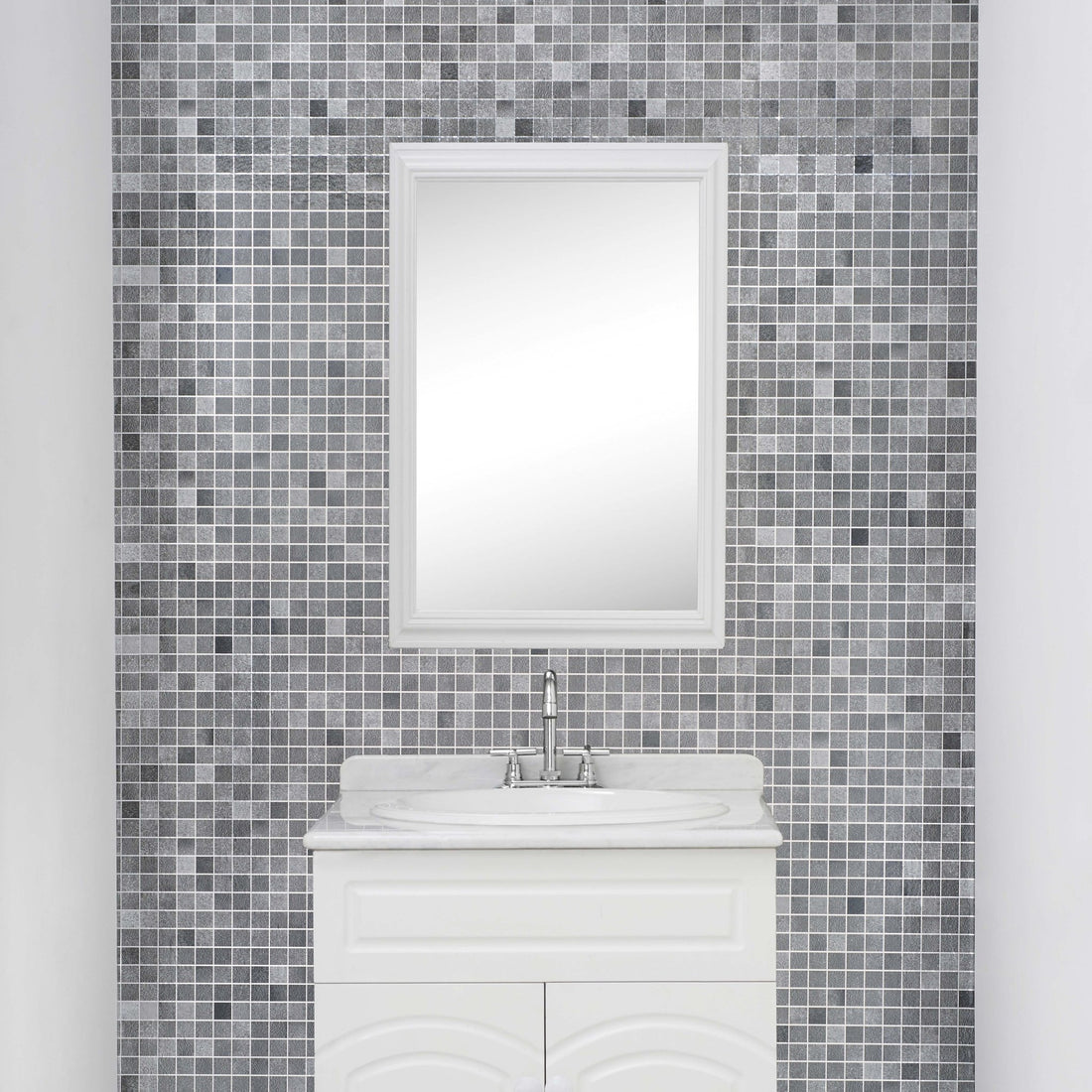 Mosaico Adherible Plata
