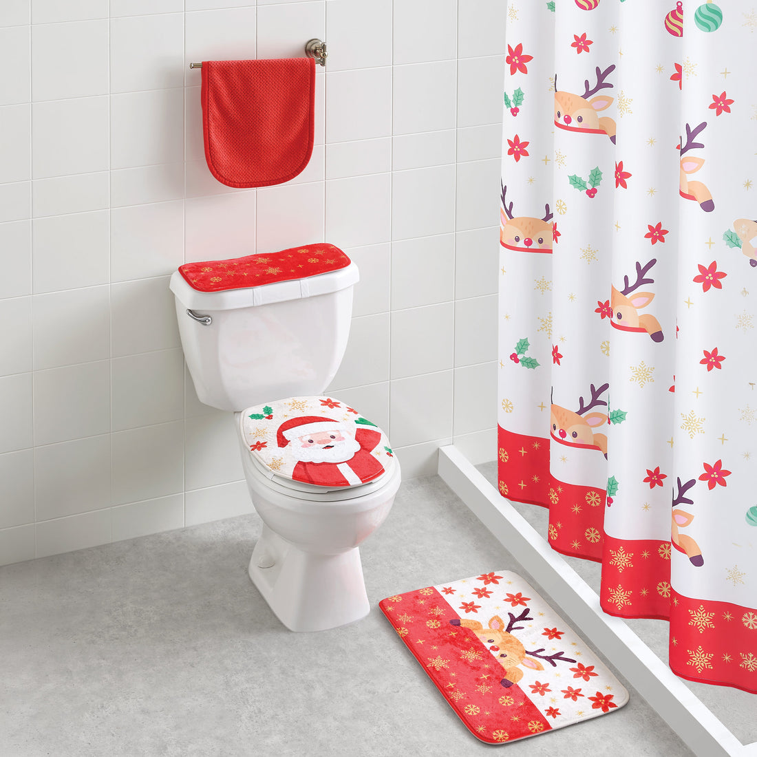 Set de Baño Fiestas Navideñas