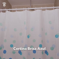 Cortina Brisa Azul